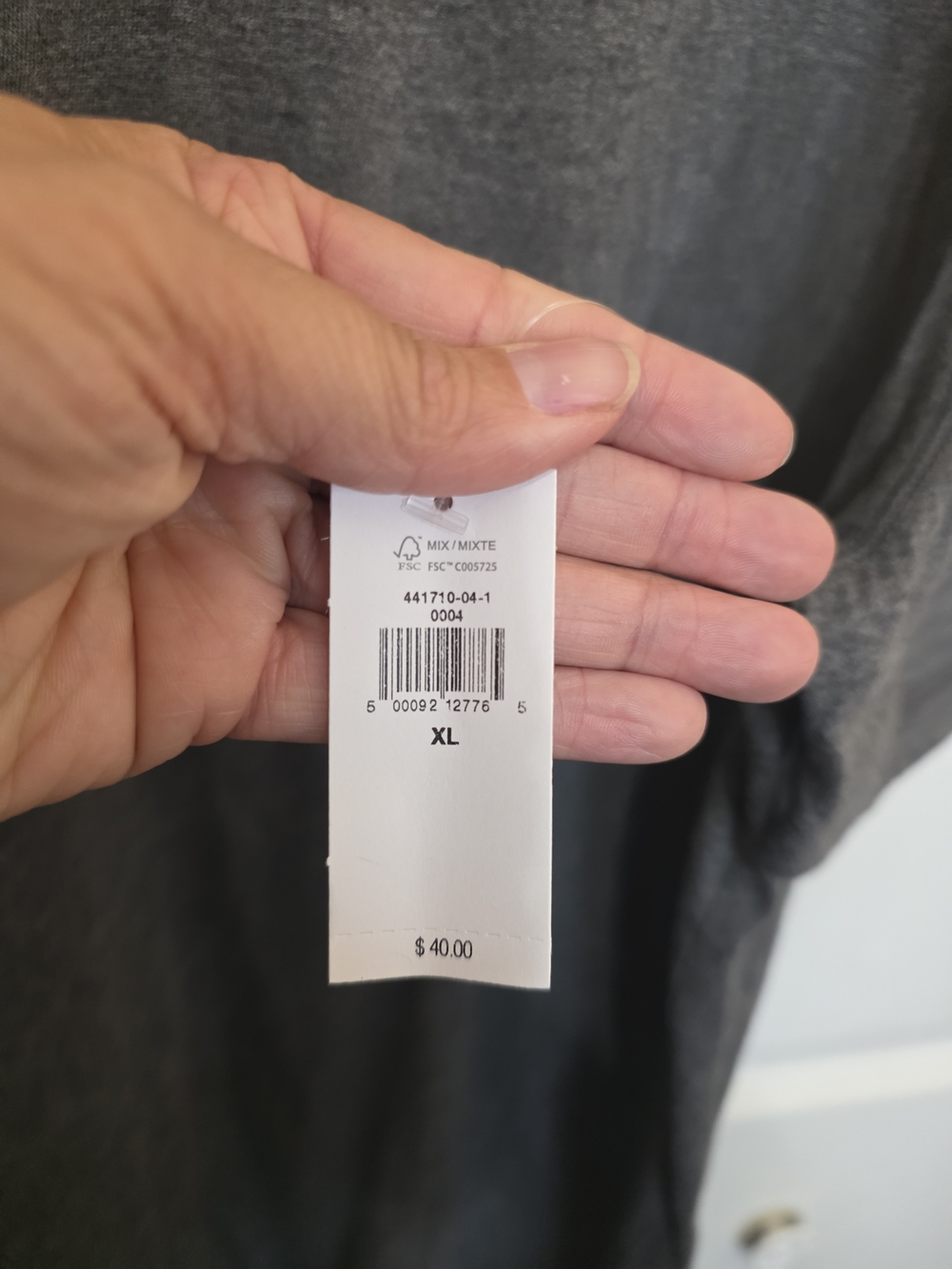 Banana Republic Charcoal Gray Short-Sleeve Henley - Picture 9 of 9